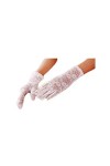 Gants De Femme Gants De En Young Styles Dentelle Mariée Fête De Mariage Soirée De Fête Moufles En Filet Moufles Color : Schw