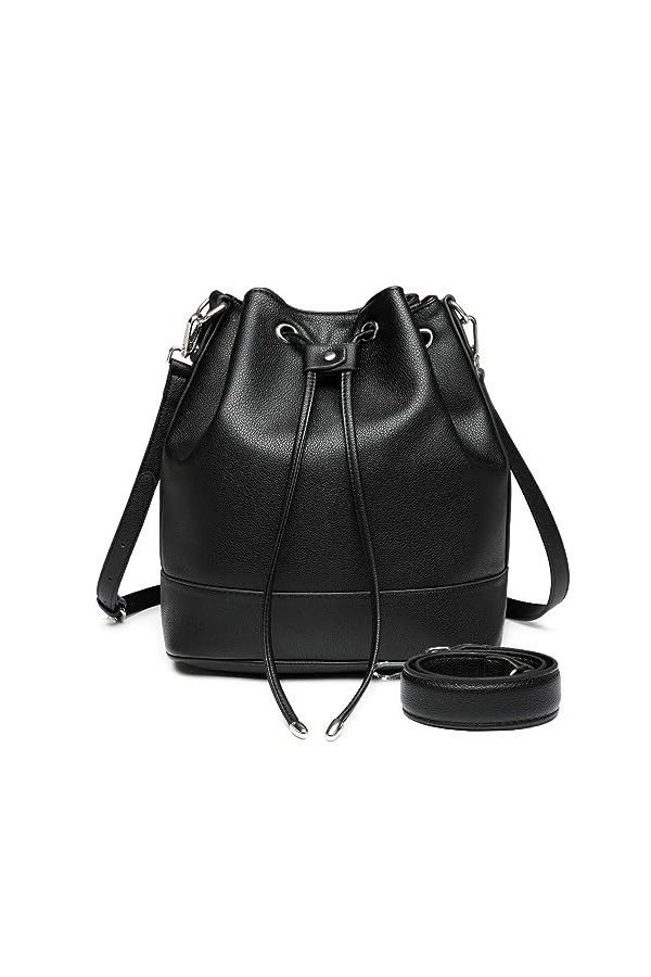 AFKOMST Sac à main pour femme, Sac à bandoulière léger Grand sac à main doux pour femme avec 2 bretelles