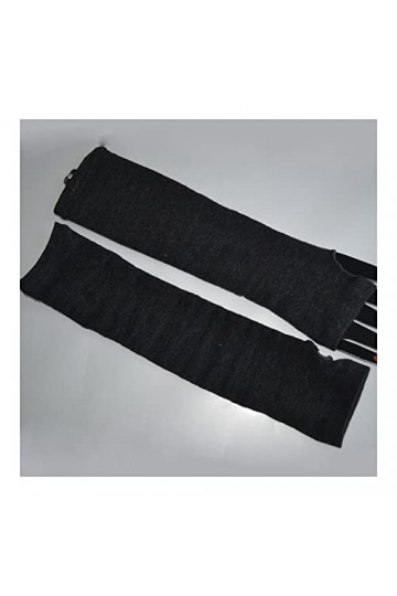 BJQZX Gants dhiver Femmes Femmes Automne Hiver Coude Gants Réchauffeur à Rayures Longues Gants Longs Gants de Poignet de mou