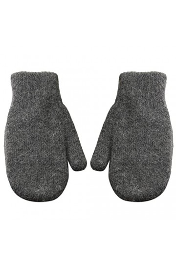 Porceosy 1 paire de moufles thermiques pour femme, gris foncé, taille unique