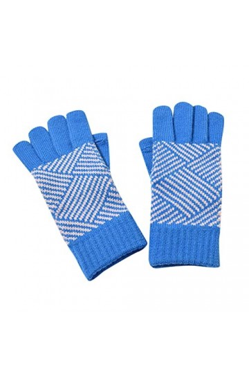 YANFJHV Hiver Unisexe Laine Tricotée, Gants Chauds, Design à Rayures Fines, Mitaines Mitaines Résistantes au Froid Mitaines e