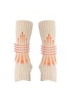 Mitaines en tricot longueur coude, manchettes – Manchettes tricotées pour femme, mitaines avec trou pour le pouce, moufles po
