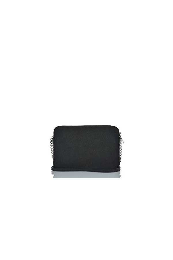 Michael Kors Sac à bandoulière en cuir Saffiano - Taille M - Jet Set, Noir, Medium