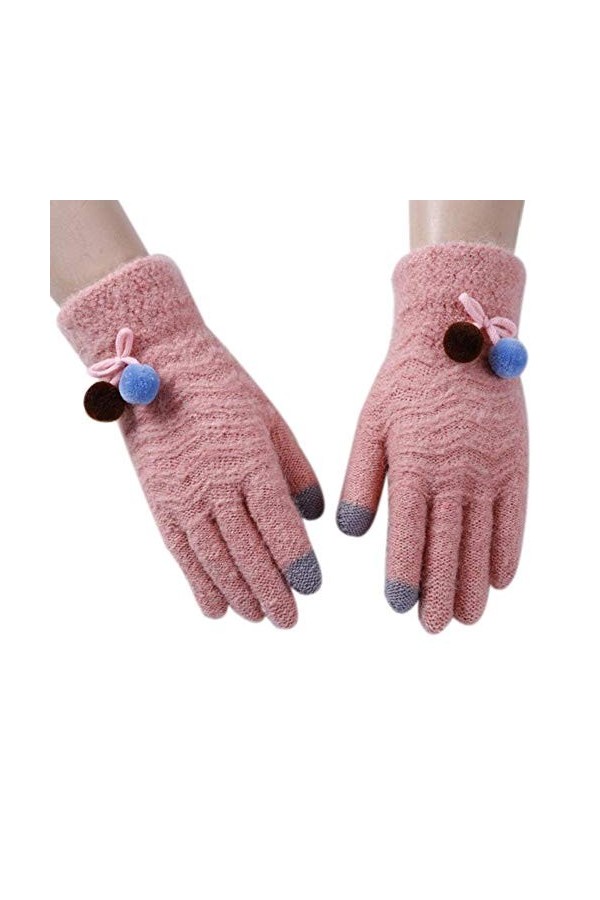 Gants Tactiles Gants Pour Tactiles Écrans Young Styles Gants Pour Écrans Tactiles Pour Dames Gants DHiver Chauds Moufles Co