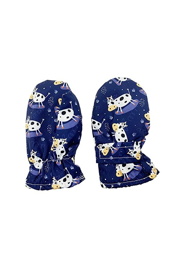 Moufles chaudes et en velours, gants à motif de dessin animé, gants de ski pour enfants de 2 à 3 ans, taille L, mode dhiver 