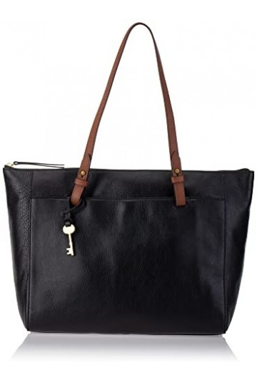 Fossil Sac pour femme Rachel, Eco cuir/Polyurethane Tote noir 35.6 cm L x 10.2 cm P x 33 cm H ZB7507001