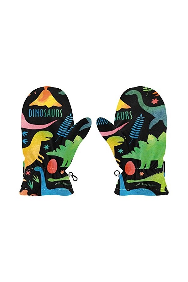 ODAWA Moufles dhiver chaudes et extensibles pour chien, Dinosaurus 01, Medium