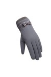 JBIVWW Mode Gants Femmes dhiver Coupe-Vent imperméable Chaud en Peluche Interne moufles Lady écran Tactile Doux for la Peau 