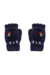 Gants dhiver épais pour adultes et adultes - Motif chat - Ceinture tricotée chaude - Gants de téléphone - Moufles pour femme