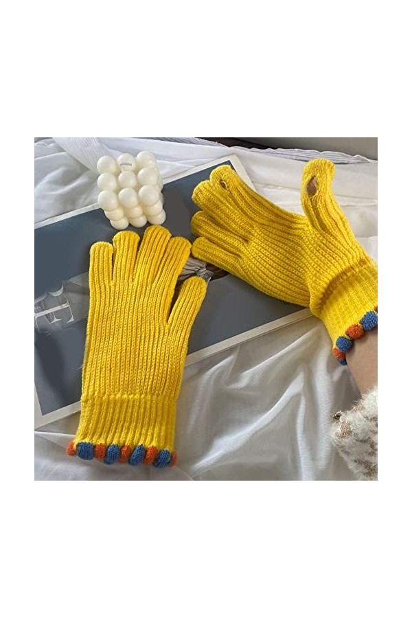 Gants sans doigts Gants Vêtements Accessoires Gants dhiver Doux Manches Chaudes pour Femmes Noir Long Unisexe pour Kawaii Lo