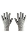 Gants Waterproof Femmes Femmes antidérapantes Gants écran Tactile Gants tricotés Chauds Gants dhiver