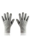 Gants Waterproof Femmes Femmes antidérapantes Gants écran Tactile Gants tricotés Chauds Gants dhiver