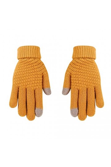 DondPO Gants Femme Hiver Sport Chaud Hiver Gants Gants Mitaine Cyclisme Antidérapants Epais Gants en Tricot Gloves Gants Tric