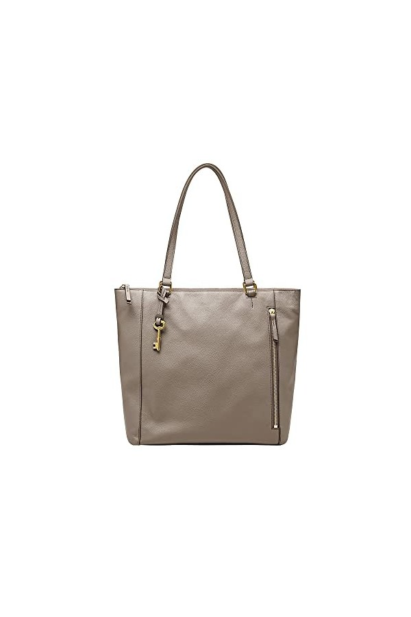 Fossil Sac pour femmes Tara, Shopper en cuir/polyuréthane gris 36.8 cm L x 14cm L x 29.2cm H ZB1475788