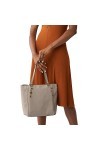 Fossil Sac pour femmes Tara, Shopper en cuir/polyuréthane gris 36.8 cm L x 14cm L x 29.2cm H ZB1475788