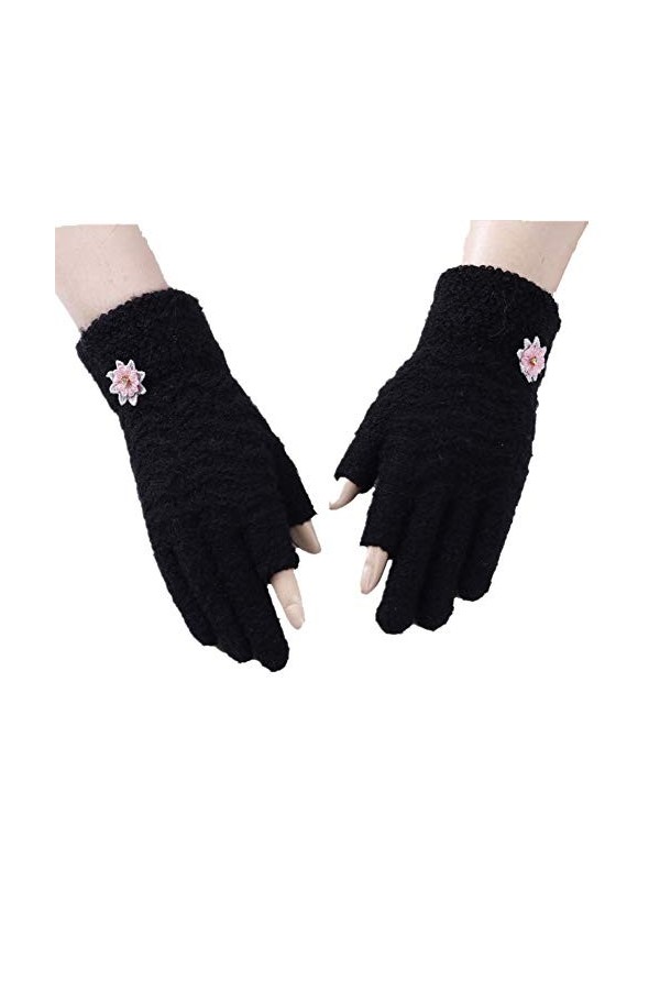 Créatifs Gants en Cachemire Epais Chaud Mitaines Complets Hiver Automne Moufles Sport Ski Snowboard Camping Marche Cyclisme E