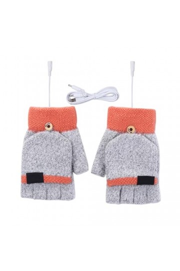 Gants chauds pour Noël, Thanksgiving, lhiver, gants en maille jacquard, gants tricotés pour femmes, gants en velours épais e