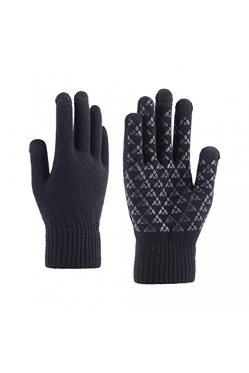 liangp Gants sans doigts pour femmes Noir Accessoires de vêtements Gants tricotés Manches chaudes douces pour femmes Noir Lon