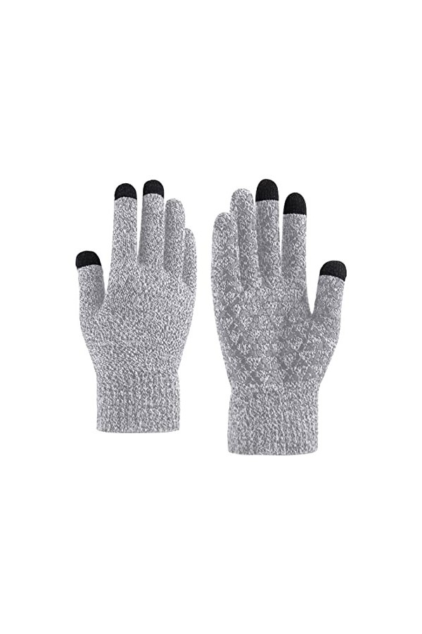 liangp Gants sans doigts pour femmes Noir Accessoires de vêtements Gants tricotés Manches chaudes douces pour femmes Noir Lon