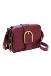 Fossil Wiley Mini Flap Bag Claret Red