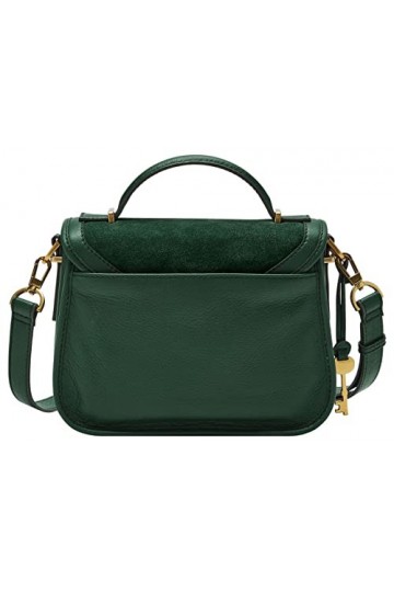 Fossil Heritage Top Handle Crossbody Bag Pine Green