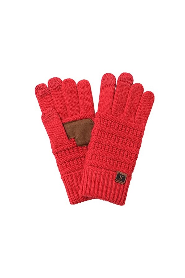 NIUREDLTD Mitaines Demi-Doigts Femme Noir Vêtements Accessoires Gants Tricotés Manchettes Manches Extensibles pour Femmes Noi