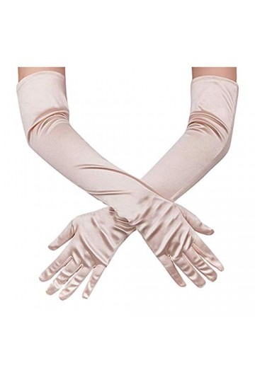 Gants sexy pour femme, robe longue pour adulte, gants et moufles pour enfant or rose, taille unique 