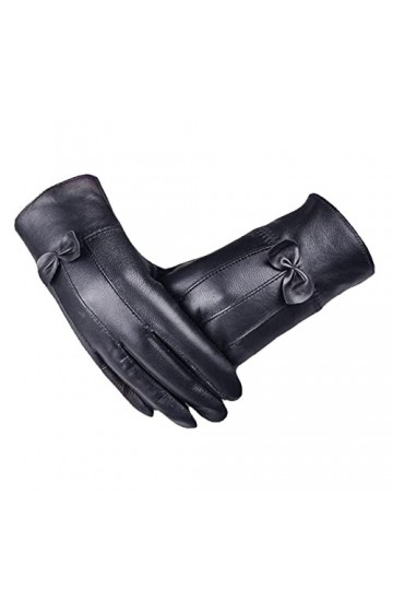 MKIUHNJ Gants dhiver chauds coupe-vent Bowknot chaud papillon knot plus gants femme costume carnaval gants dhiver femme gan