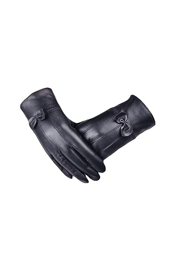 MKIUHNJ Gants dhiver chauds coupe-vent Bowknot chaud papillon knot plus gants femme costume carnaval gants dhiver femme gan