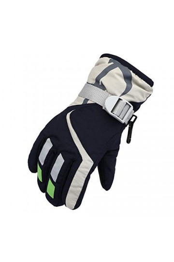 Gants de ski pour hommes et enfants - Moufles coupe-vent - Gants de ski pour garçons et enfants - Gants dhiver pour tout-pet