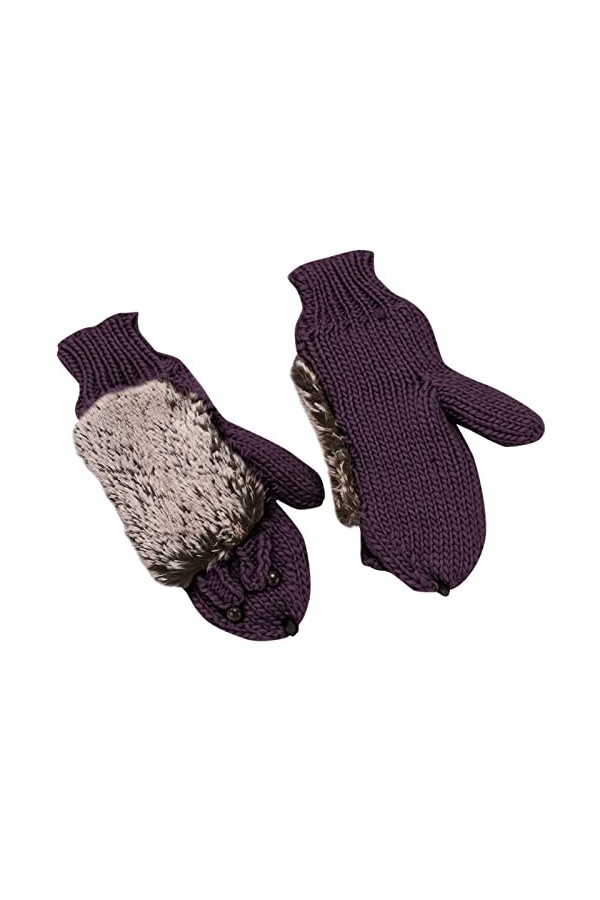 JIYAYUIX Gants dhiver pour femme - Gants chauds coupe-vent élastiques - Gants noirs - Cadeau pour femme - Moufles Combo avec