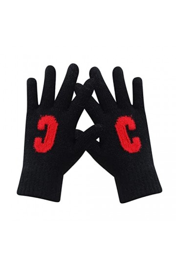 DondPO Gants Femme Epais Outdoor Hiver Gants Travail Gants Classiques Chaud Coupe-Vent Gloves Gants en Tricot Mitaines Tricot