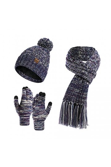 1 paire de moufles épaisses et faciles à porter pour femme, gants respirants, coupe-vent, confortables et chauds pour lhiver