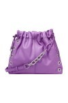 Fossil Gigi Drawstring Shoulder Bag Bright Purple