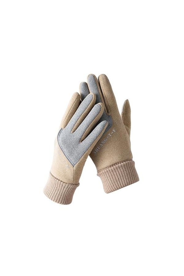 Allbestop Gants Chauds Moufles De Protection Coton,Gants Ultra Chaud Mitaines Femmes Gants Hiver Femme Gants Thermiques Imper