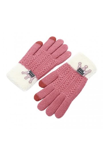 Gants Femme Homme Gants Femmes Écran Tactile Gants Automne Hiver Sport Vélo Chaud Coupe-Vent Gants Chaud Confortable Cyclisme