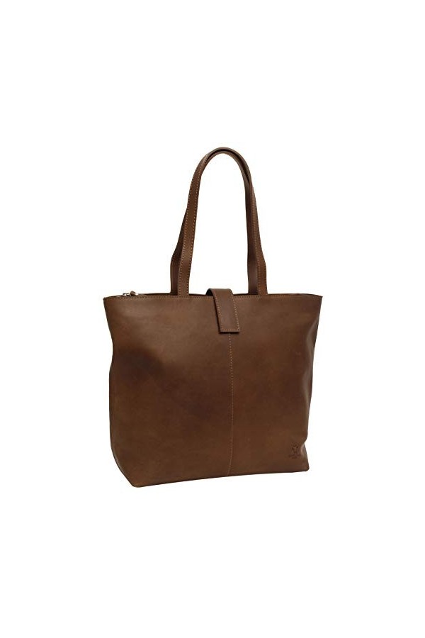 Gusti Sac à main en cuir - Alexandra Cabas Sac en cuir marron