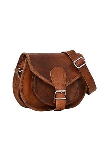 Gusti Sac à main en Cuir - Claire Sac à main en cuir véritable pour femme