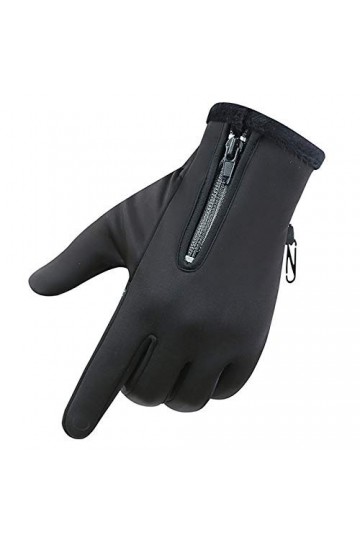 Gants thermiques chauds pour femme - Moufles imperméables - Écran tactile - Doublure douce - Élastiques - Activités extérieur