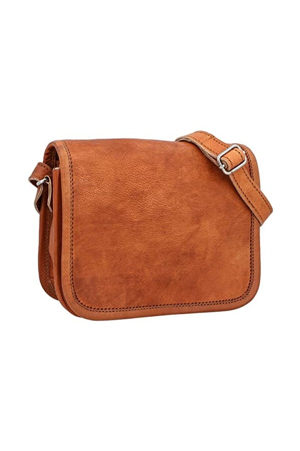 Gusti Cuir nature „Summer S“ Sac à main Sac bandoulière Sac porté épaule Vintage Sac pour soirée Sorties Sac Messenger Pratiq