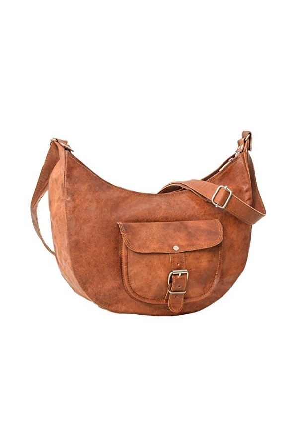 Gusti Sac à main en Cuir - Sac à main en cuir véritable pour femme