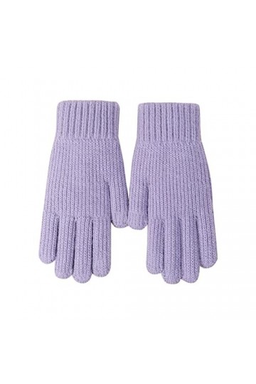 DondPO Gants Tactiles Femme, Moto Polaire Epais Gants Gants Tricoté écran Tactile Jaune Coupe-Vent Mitaines Mitaines Tricotée