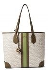 Michael Kors Eva Large Tote Vanilla Multi One Size