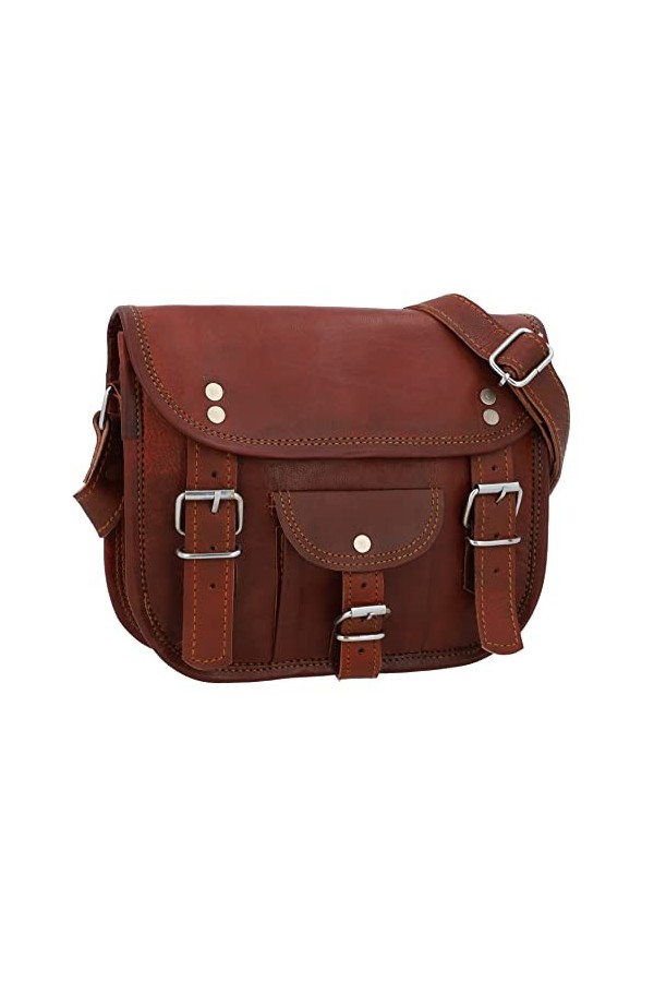 Gusti Emilia 7 Sac à main à bandoulière en cuir pour tablette 7 pouces Sac à main Sac à main Sac de soirée Sac à bandoulière 