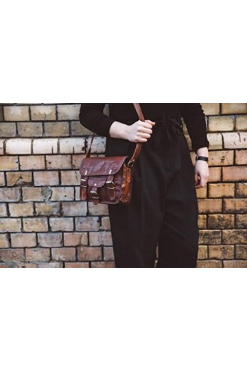 Gusti Emilia 7 Sac à main à bandoulière en cuir pour tablette 7 pouces Sac à main Sac à main Sac de soirée Sac à bandoulière 