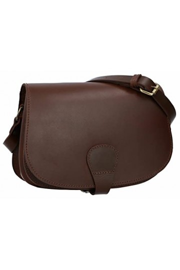 Gusti Sac à main en cuir Janike Sac à bandoulière en cuir marron vintage, Nussbaum, Taille unique