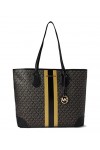 Michael Kors Eva Large Tote Vanilla Multi One Size