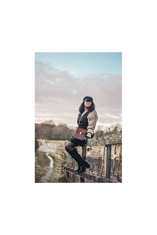 Gusti Cuir studio Annabelle mallette en cuir sac à bandoulière sac en cuir véritable et naturel attaché-case serviette en cui