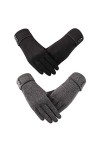 Longyangqk Gants dhiver pour Femmes Gants Chauds à écran Tactile Gants Coupe-Vent pour Femmes Filles Hiver