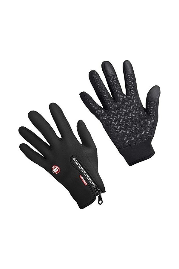 Pnosnesy Gants dhiver 01 Black, Large 